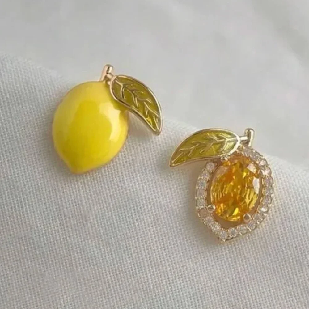 Anthropologie Lemon Earrings